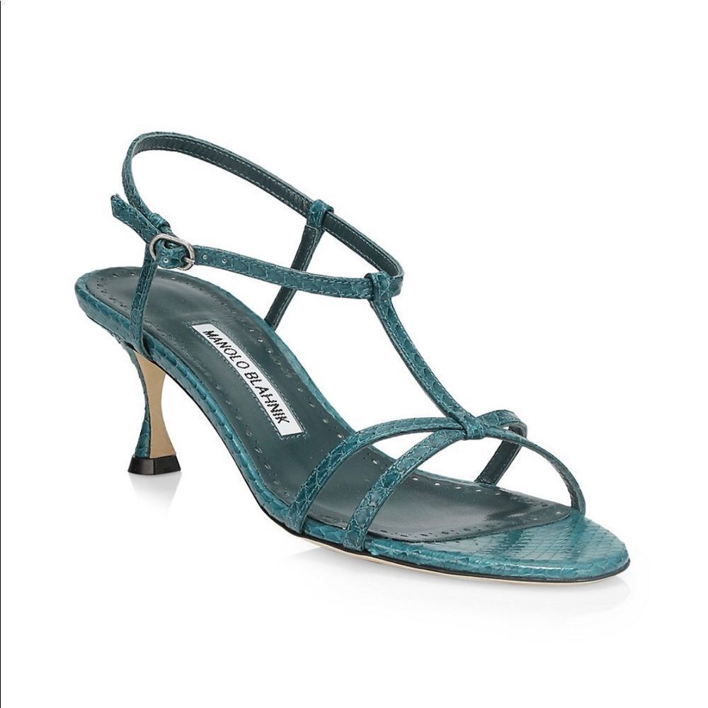 Manolo Blahnik Racqui Sandals - Picture 1 of 10